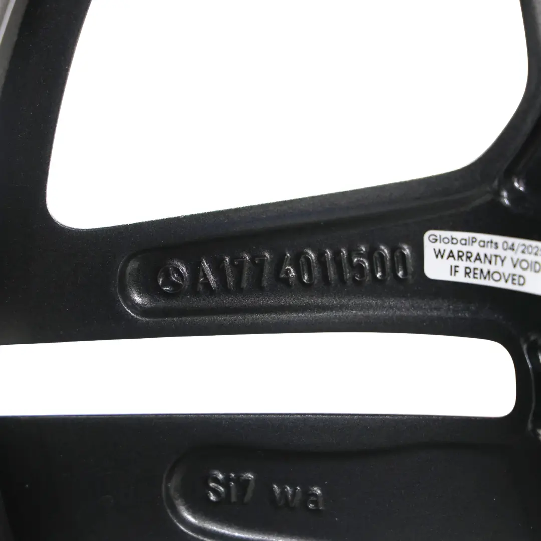 Mercedes W177 V177 AMG Leicht Metall Felge 5 Doppelspeiche 18" 7,5J - SKU A1774011500-4 - Teilenummer A1774011500
