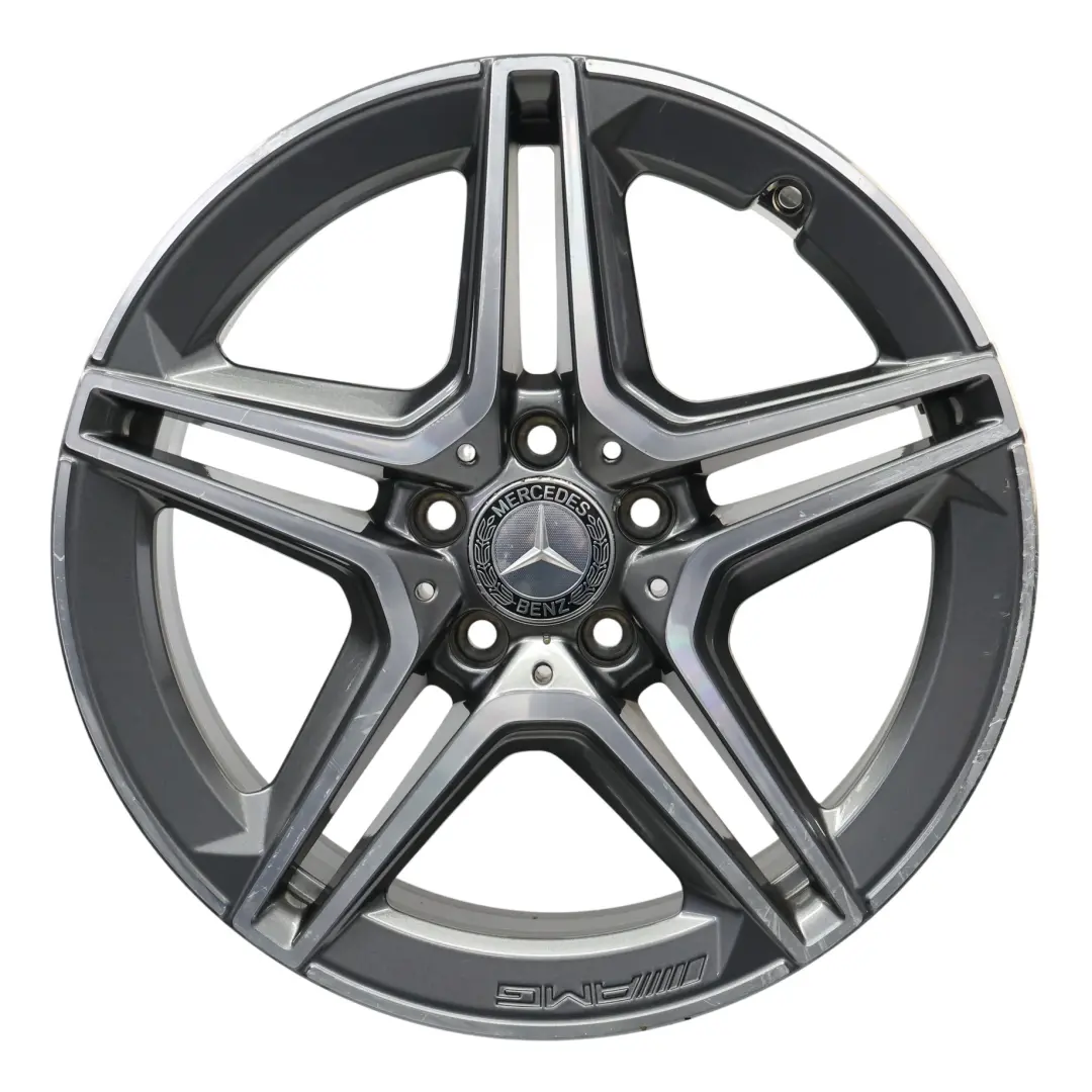Alloy Wheel Rim 5 Double Spoke 18" 7,5J ET:49 to Mercedes W177 V177 AMG with Part number A1774011500 Mercedes W177 V177 AMG Alloy Wheel Rim 5 Double Spoke 18" 7,5J ET:49 - SKU A1774011500-5 - Part number A1774011500