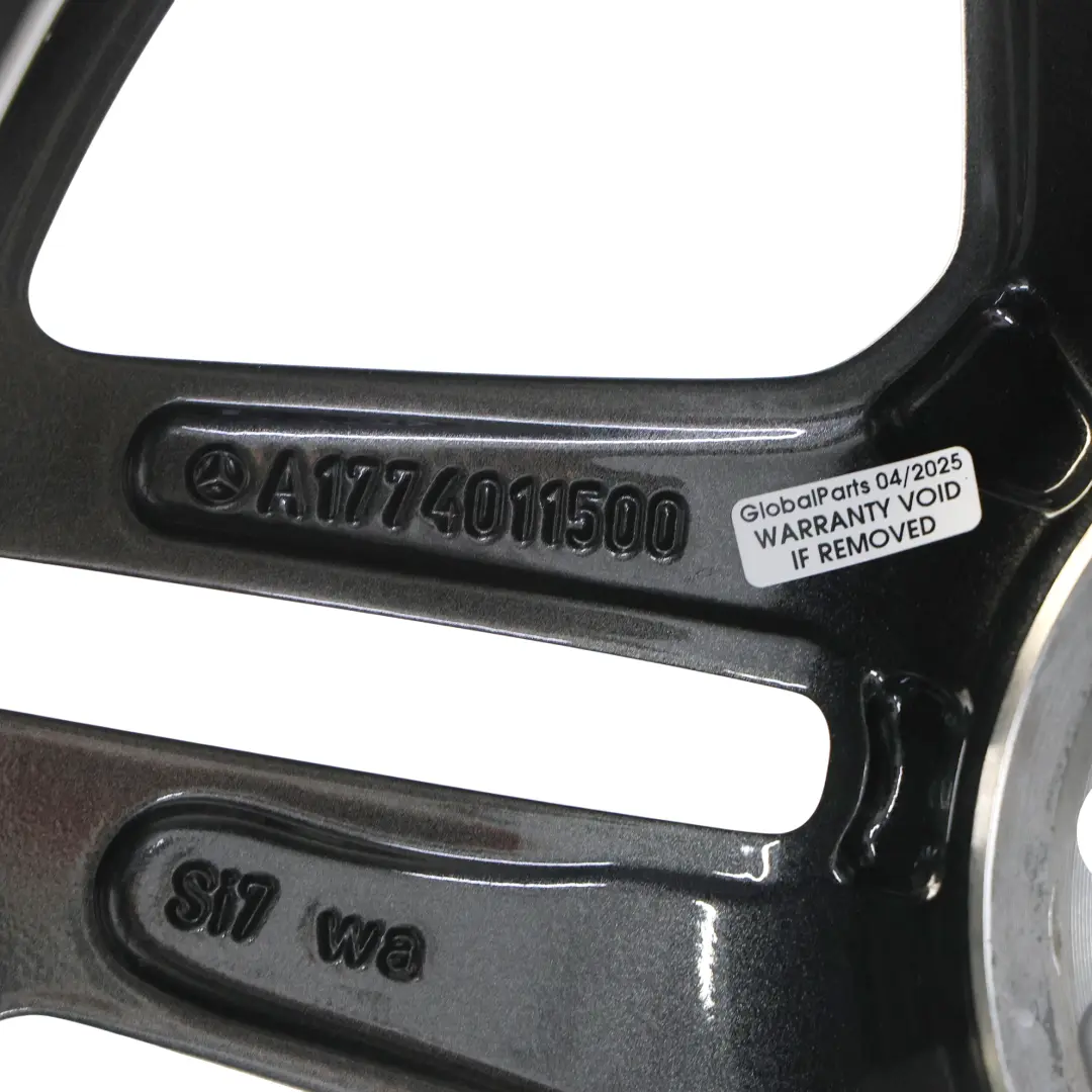 Alloy Wheel Rim 5 Double Spoke 18" 7,5J ET:49 to Mercedes W177 V177 AMG with Part number A1774011500 Mercedes W177 V177 AMG Alloy Wheel Rim 5 Double Spoke 18" 7,5J ET:49 - SKU A1774011500-5 - Part number A1774011500