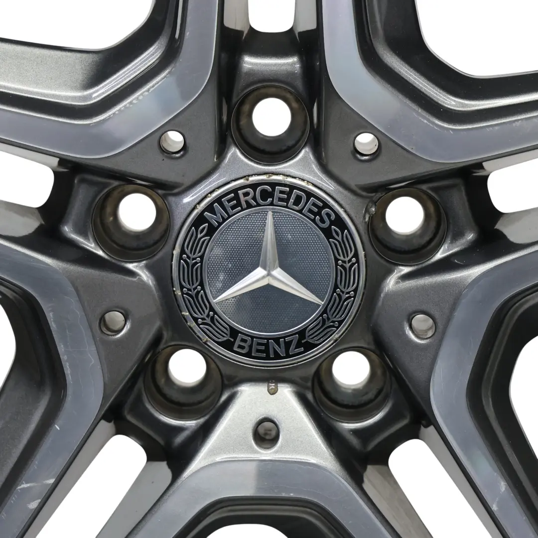 Alloy Wheel Rim 5 Double Spoke 18" 7,5J ET:49 to Mercedes W177 V177 AMG with Part number A1774011500 Mercedes W177 V177 AMG Alloy Wheel Rim 5 Double Spoke 18" 7,5J ET:49 - SKU A1774011500-5 - Part number A1774011500