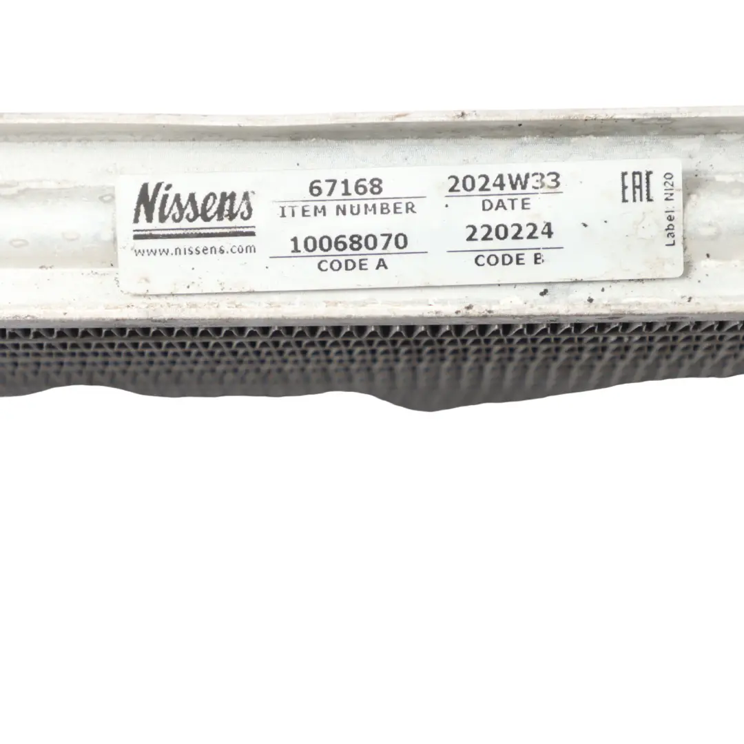 W207 W212 Engine Air Cooling Radiator Nissens to Mercedes W204 with Part number A2045004303 Mercedes W204 W207 W212 Engine Air Cooling Radiator Nissens - SKU A2045004303-1 - Part number A2045004303