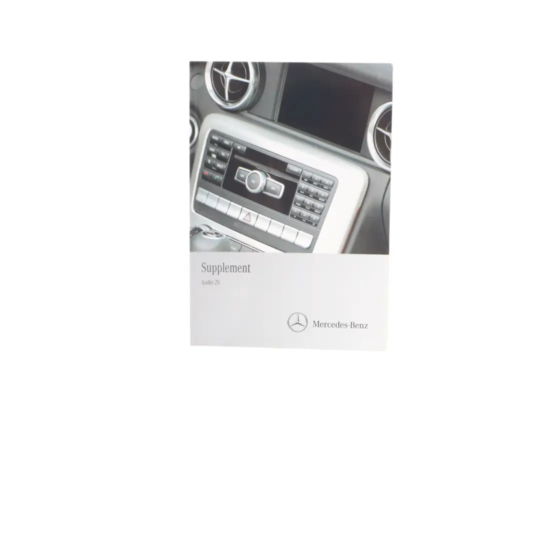 Mercedes W204 Owner's Handbook Instructions Booklet Pouch Case Wallet Set - SKU A2045843283 - Part number A2045843283
