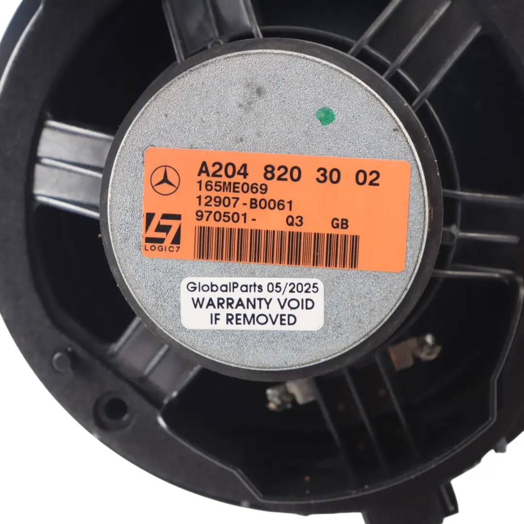 GLK X204 Rear Left Right N/O/S Door Speaker Logic7 to Mercedes W204 with Part number A2048203002 Mercedes W204 GLK X204 Rear Left Right N/O/S Door Speaker Logic7 - SKU A2048203002 - Part number A2048203002
