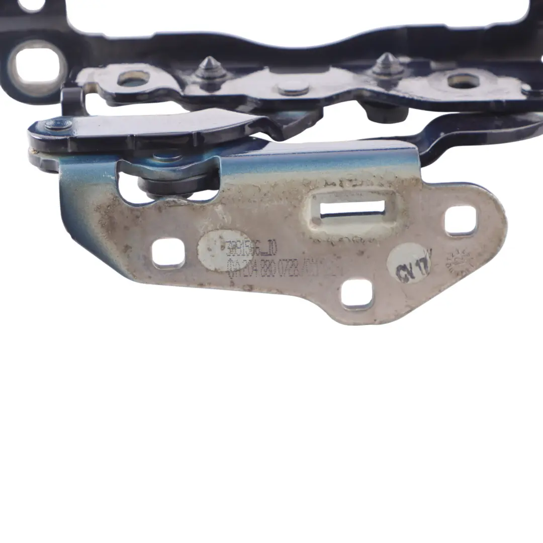 Hinge Support Left N/S Bonnet Front Cavansite Blue Metallic - 890 to Mercedes W204 with Part number A2048800728 Mercedes W204 Hinge Support Left N/S Bonnet Front Cavansite Blue Metallic - 890 - SKU A2048800728-CVB - Part number A2048800728