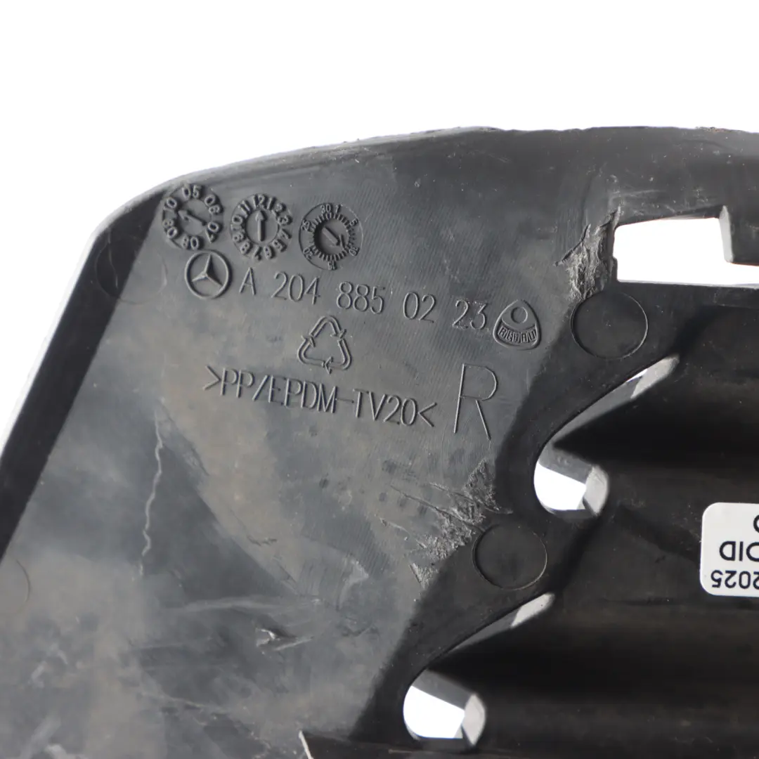 Front Bumper Right O/S Fog Light Lamp Cover Grille to Mercedes W204 with Part number A2048850223 Mercedes W204 Front Bumper Right O/S Fog Light Lamp Cover Grille - SKU A2048850223-1 - Part number A2048850223