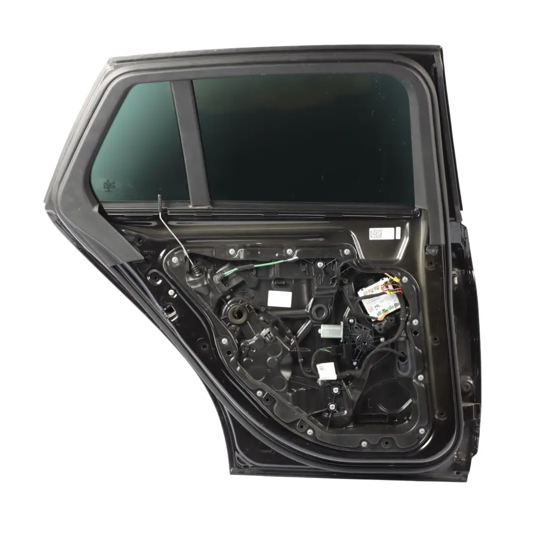 Door Rear Left N/S Obsidian Black Metallic - 197 to Mercedes S205 with Part number A2057300305 Mercedes S205 Door Rear Left N/S Obsidian Black Metallic - 197 - SKU A2057300305-OB - Part number A2057300305