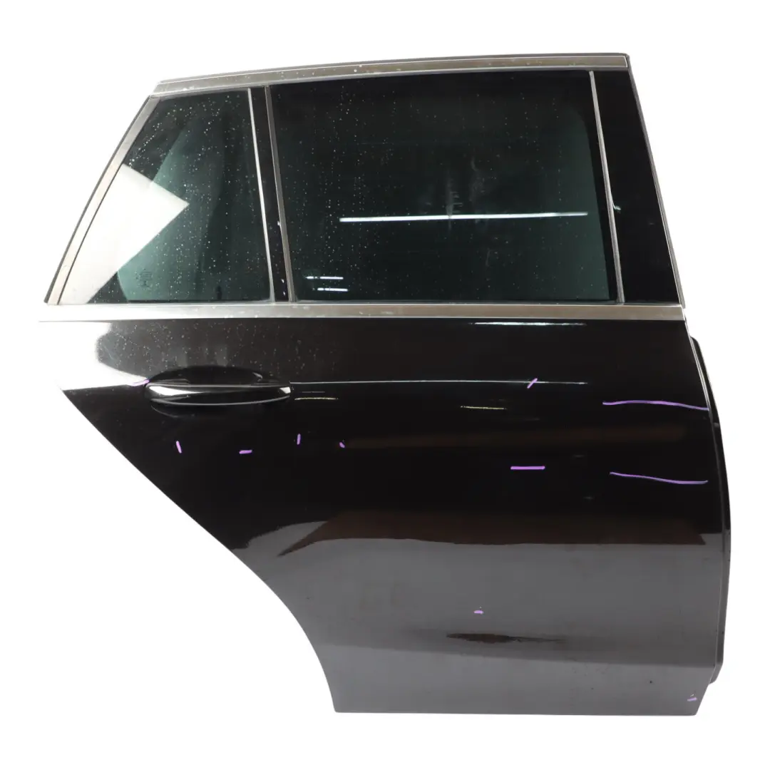 Mercedes S205 Door Rear Right O/S Obsidian Black Metallic - 197 - SKU A2057300405-OB - Part number A2057300405