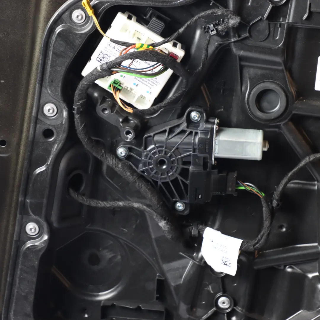 Door Rear Right O/S Obsidian Black Metallic - 197 to Mercedes S205 with Part number A2057300405 Mercedes S205 Door Rear Right O/S Obsidian Black Metallic - 197 - SKU A2057300405-OB - Part number A2057300405