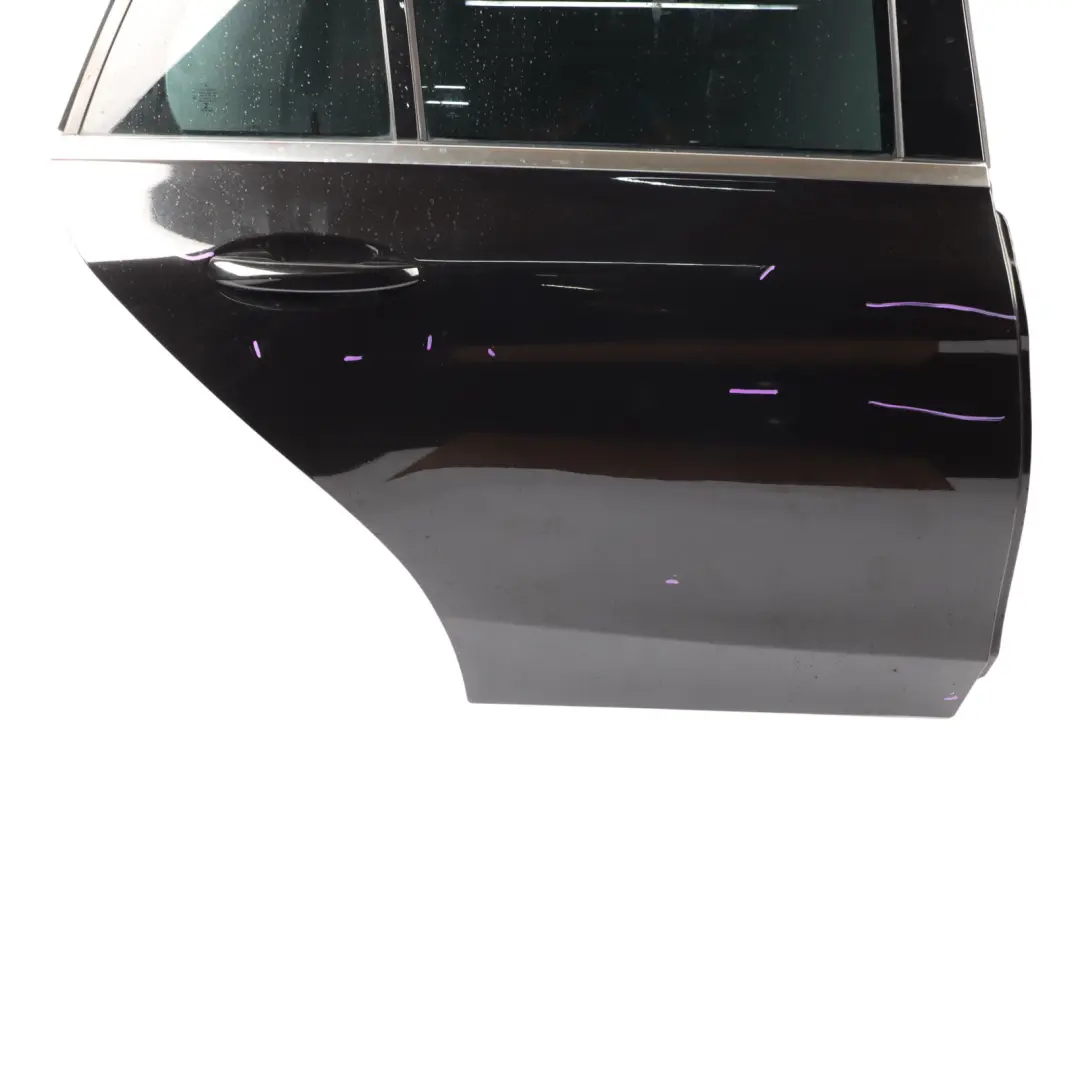 Door Rear Right O/S Obsidian Black Metallic - 197 to Mercedes S205 with Part number A2057300405 Mercedes S205 Door Rear Right O/S Obsidian Black Metallic - 197 - SKU A2057300405-OB - Part number A2057300405