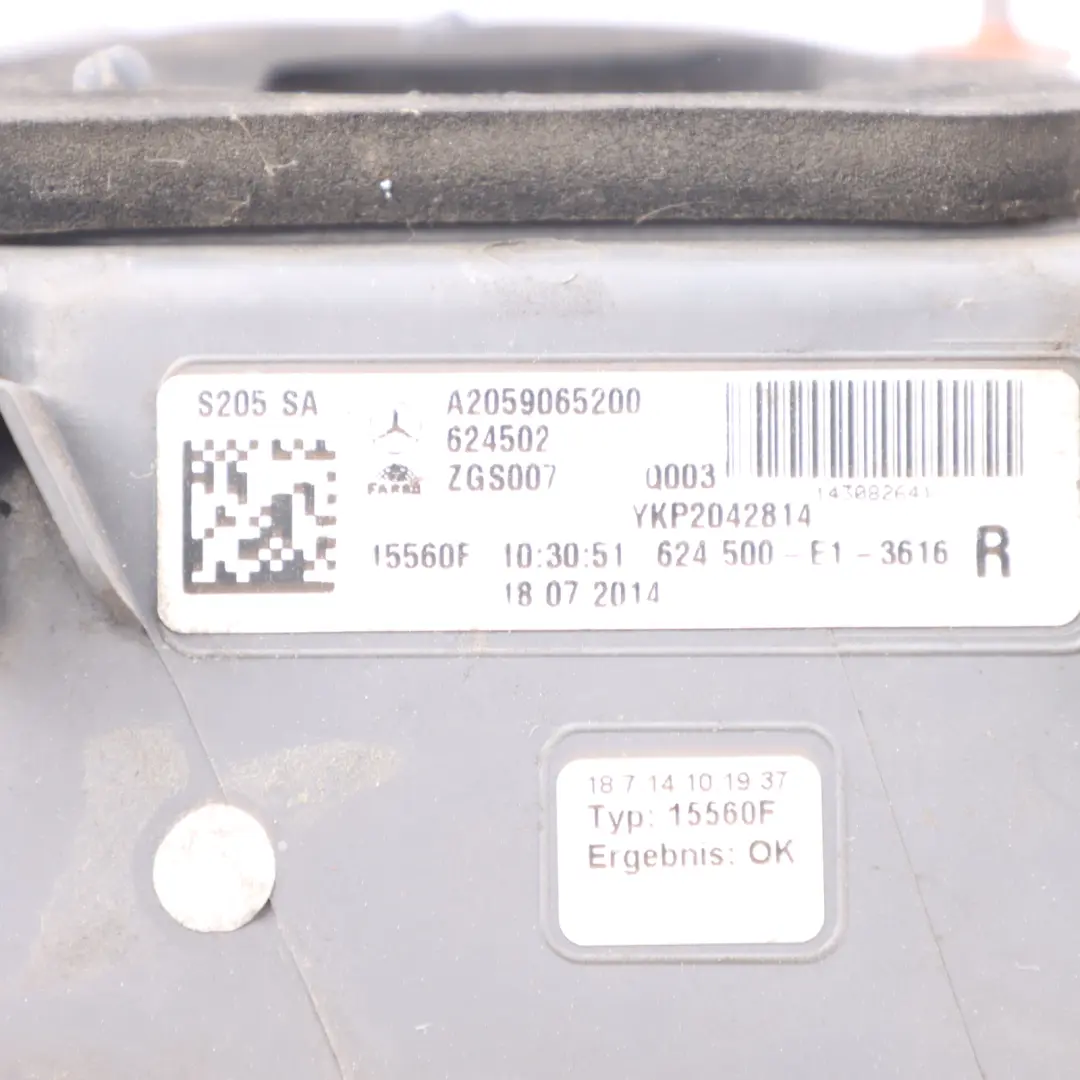 Lamp LED Side Panel Right O/S Tail Light to Mercedes S205 Estate Rear with Part number A2059065200 Mercedes S205 Estate Rear Lamp LED Side Panel Right O/S Tail Light - SKU A2059065200 - Part number A2059065200