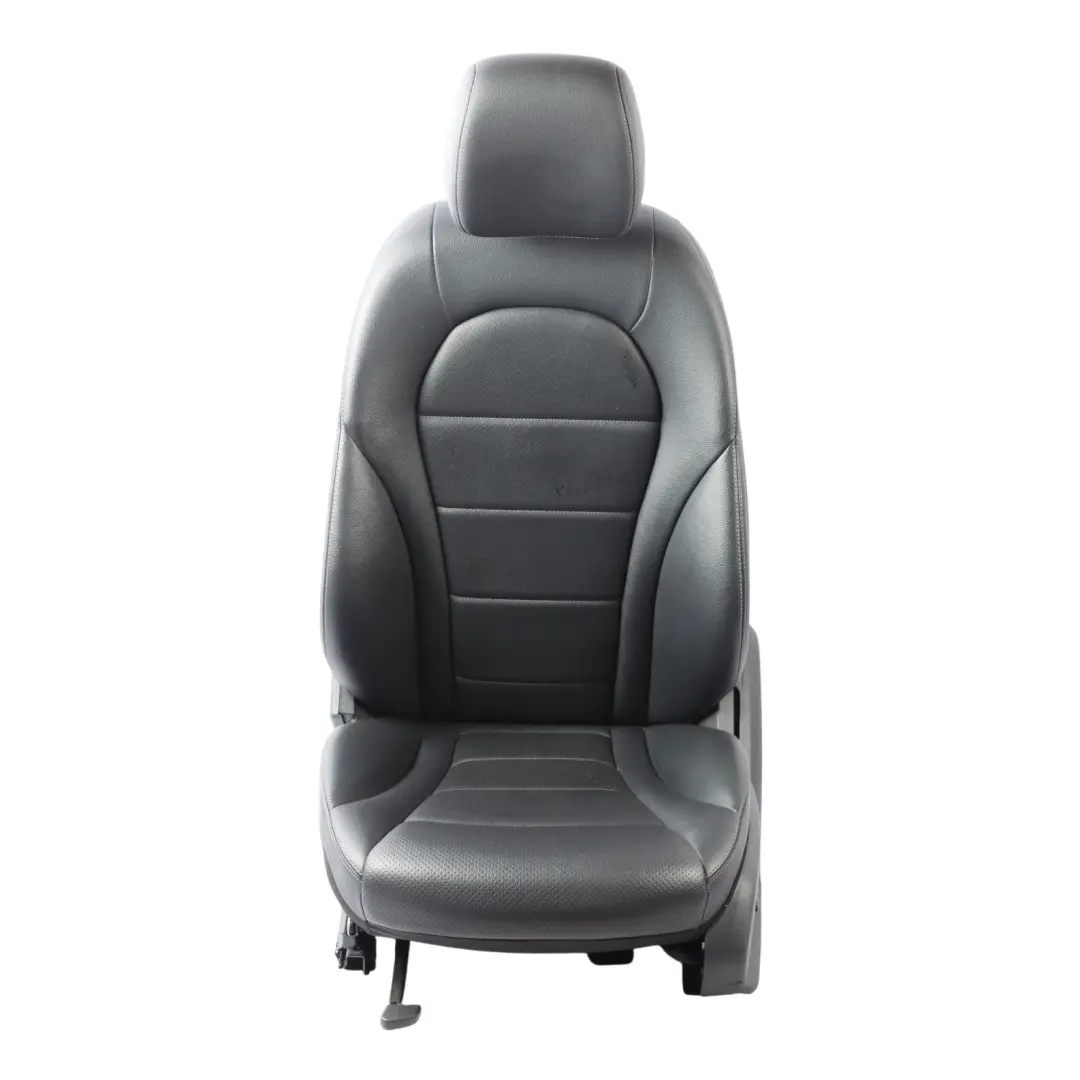 Mercedes W205 Front Seat Left N/S Heated Interior Imitation Leather Black - SKU A2059101147-3 - Part number A2059101147