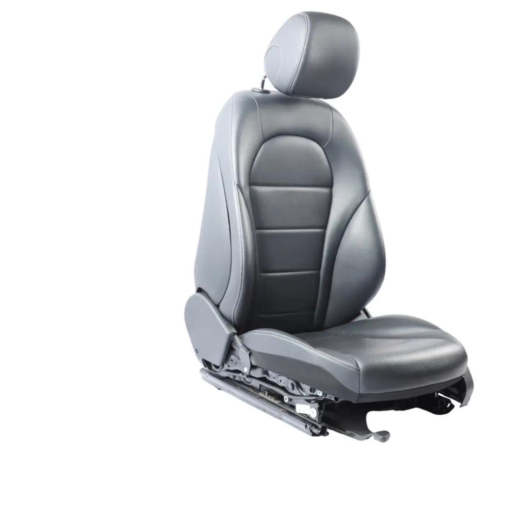 Mercedes W205 Front Seat Left N/S Heated Interior Imitation Leather Black - SKU A2059101147-3 - Part number A2059101147