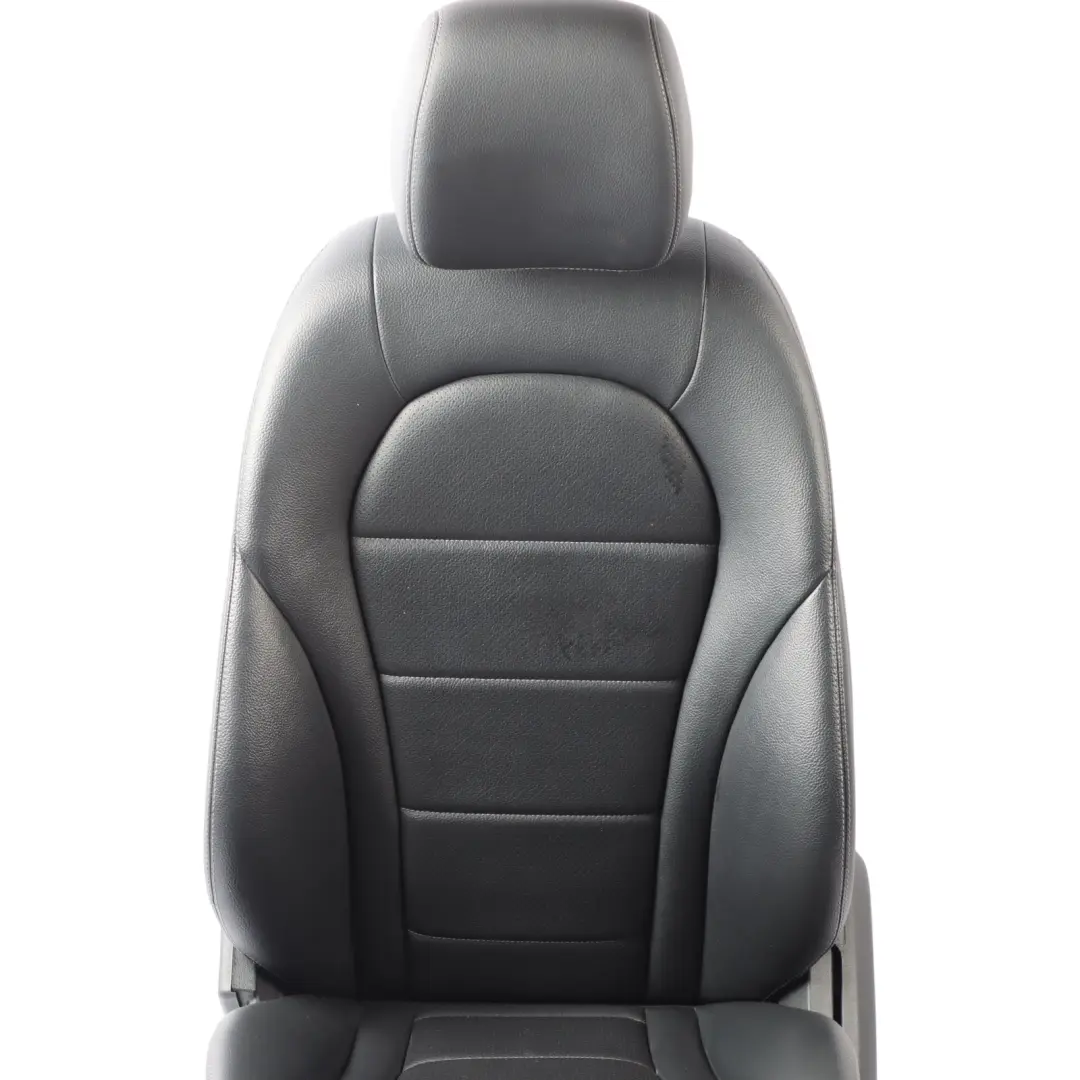 Mercedes W205 Front Seat Left N/S Heated Interior Imitation Leather Black - SKU A2059101147-3 - Part number A2059101147