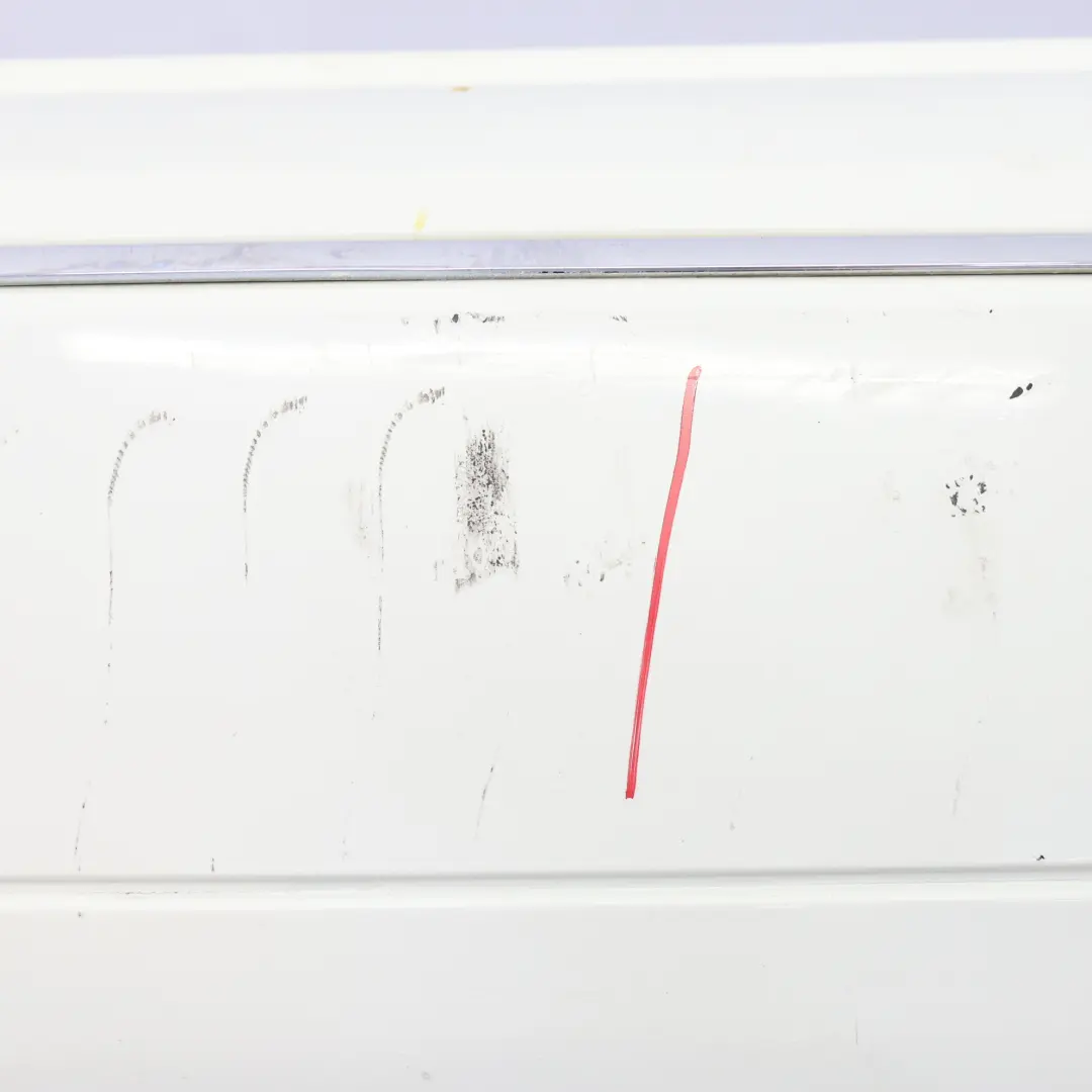 W207 Rear Bumper Trim Panel Covering Calcite White - 650 to Mercedes with Part number A2078801247 Mercedes W207 Rear Bumper Trim Panel Covering Calcite White - 650 - SKU A2078801247-CW - Part number A2078801247