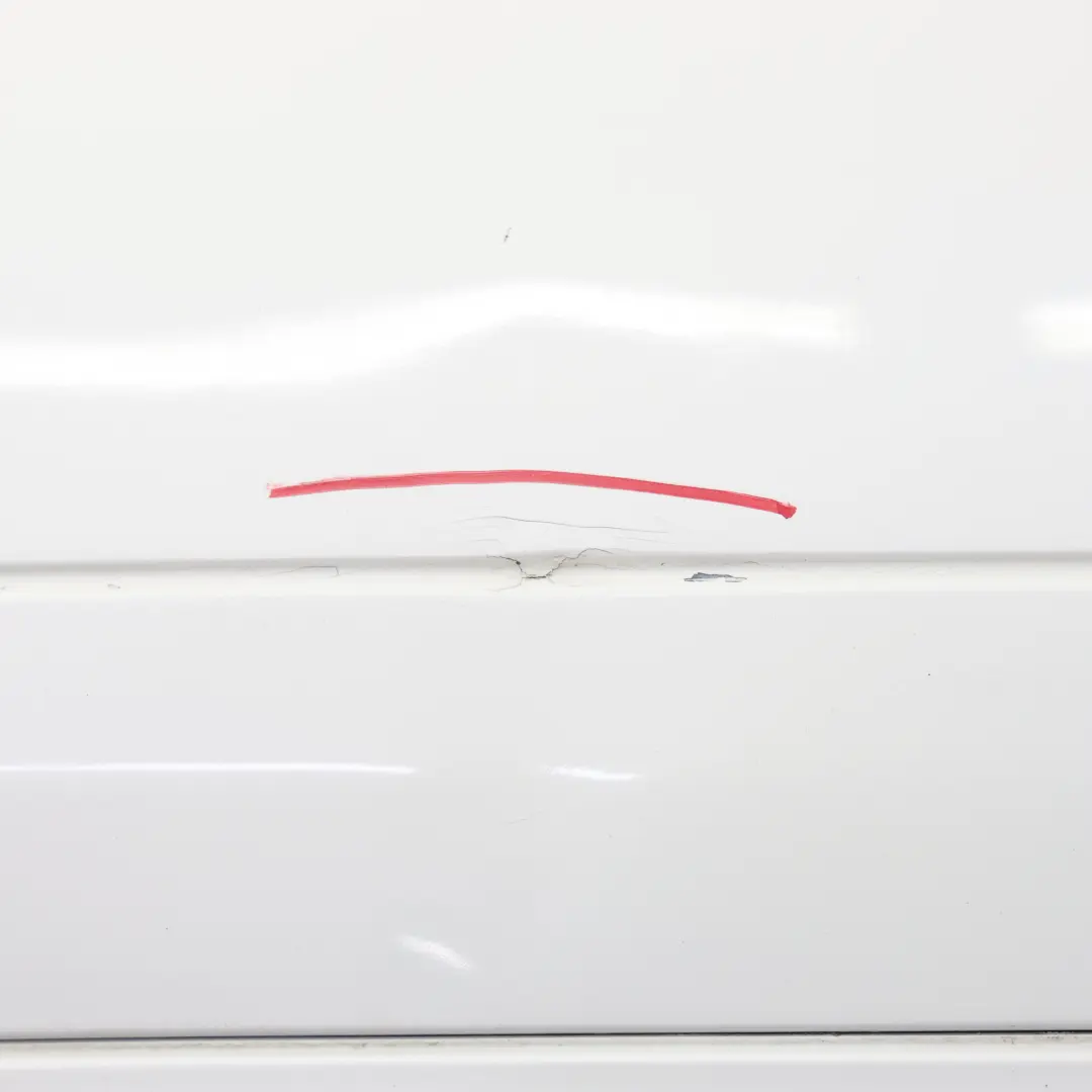 W207 Rear Bumper Trim Panel Covering Calcite White - 650 to Mercedes with Part number A2078801247 Mercedes W207 Rear Bumper Trim Panel Covering Calcite White - 650 - SKU A2078801247-CW - Part number A2078801247