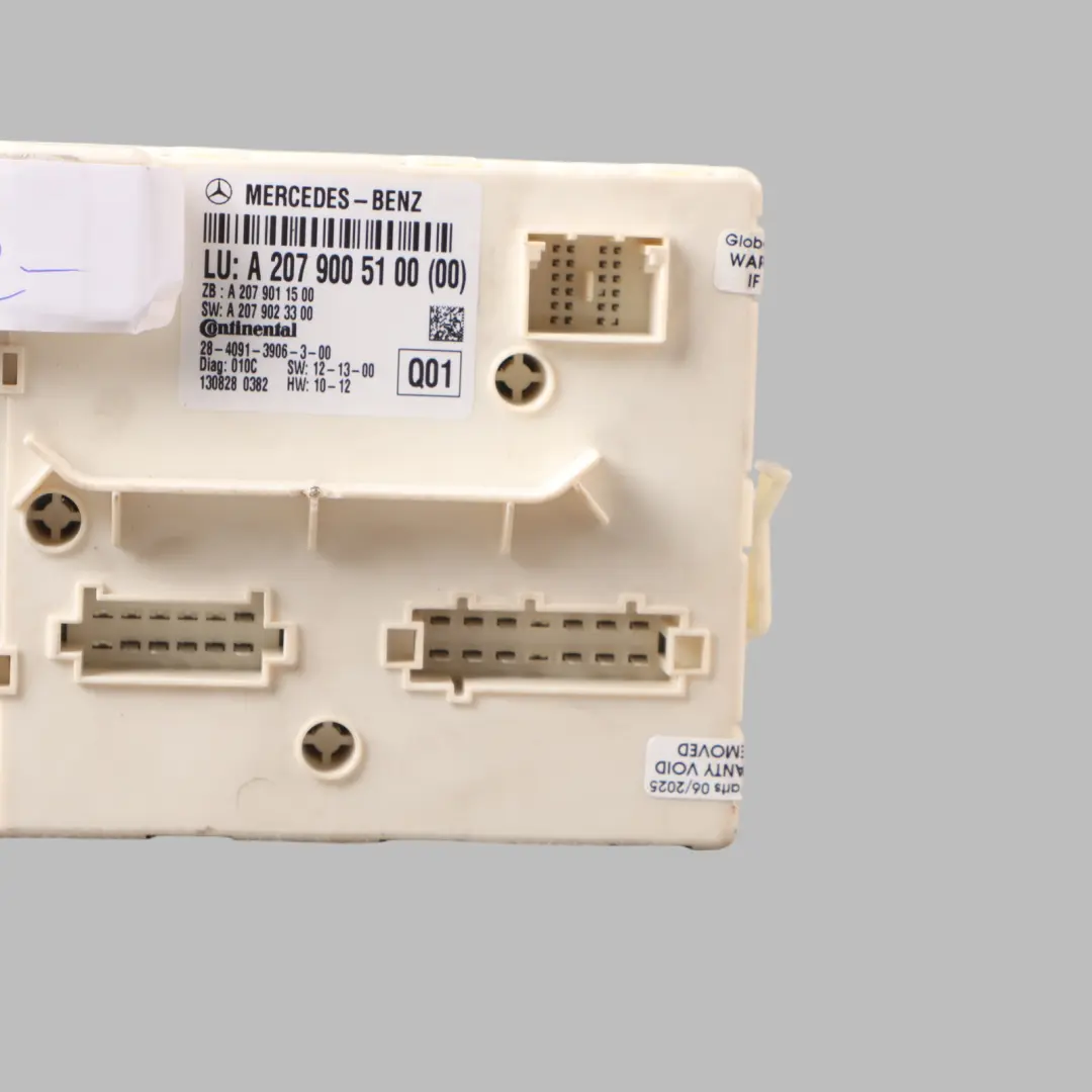Mercedes A207 Convertible Roof Top Control Unit Module ECU - SKU A2079005100 - Part number A2079005100