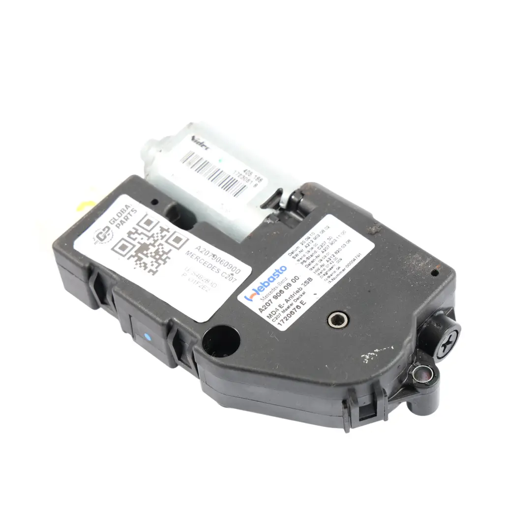 Sunroof Control Unit Mercedes C207 W212 Sun Roof Motor Drive to with Part number A2079060900 Sunroof Control Unit Mercedes C207 W212 Sun Roof Motor Drive - SKU A2079060900 - Part number A2079060900