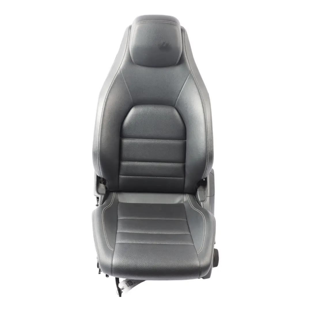 Mercedes C204 Coupe Front Sport Seat Leather Electric Left N/S Black - SKU A2079101447-1 - Part number A2079101447