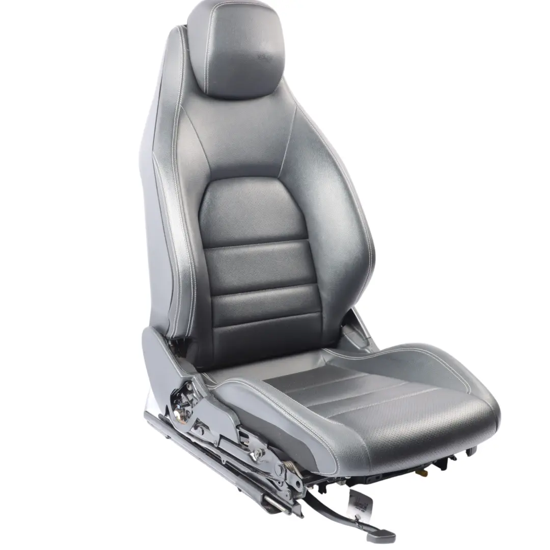 Front Sport Seat Leather Electric Left N/S Black to Mercedes C204 Coupe with Part number A2079101447 Mercedes C204 Coupe Front Sport Seat Leather Electric Left N/S Black - SKU A2079101447-1 - Part number A2079101447