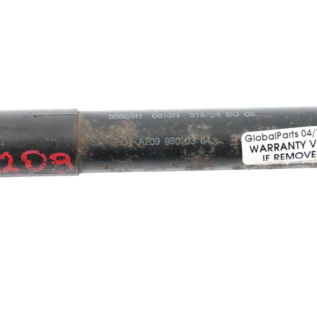 Mercedes CLK A209 Rear Tailgate Gas Pressurized Left Right N/O/S - SKU A2099800364 - Part number A2099800364