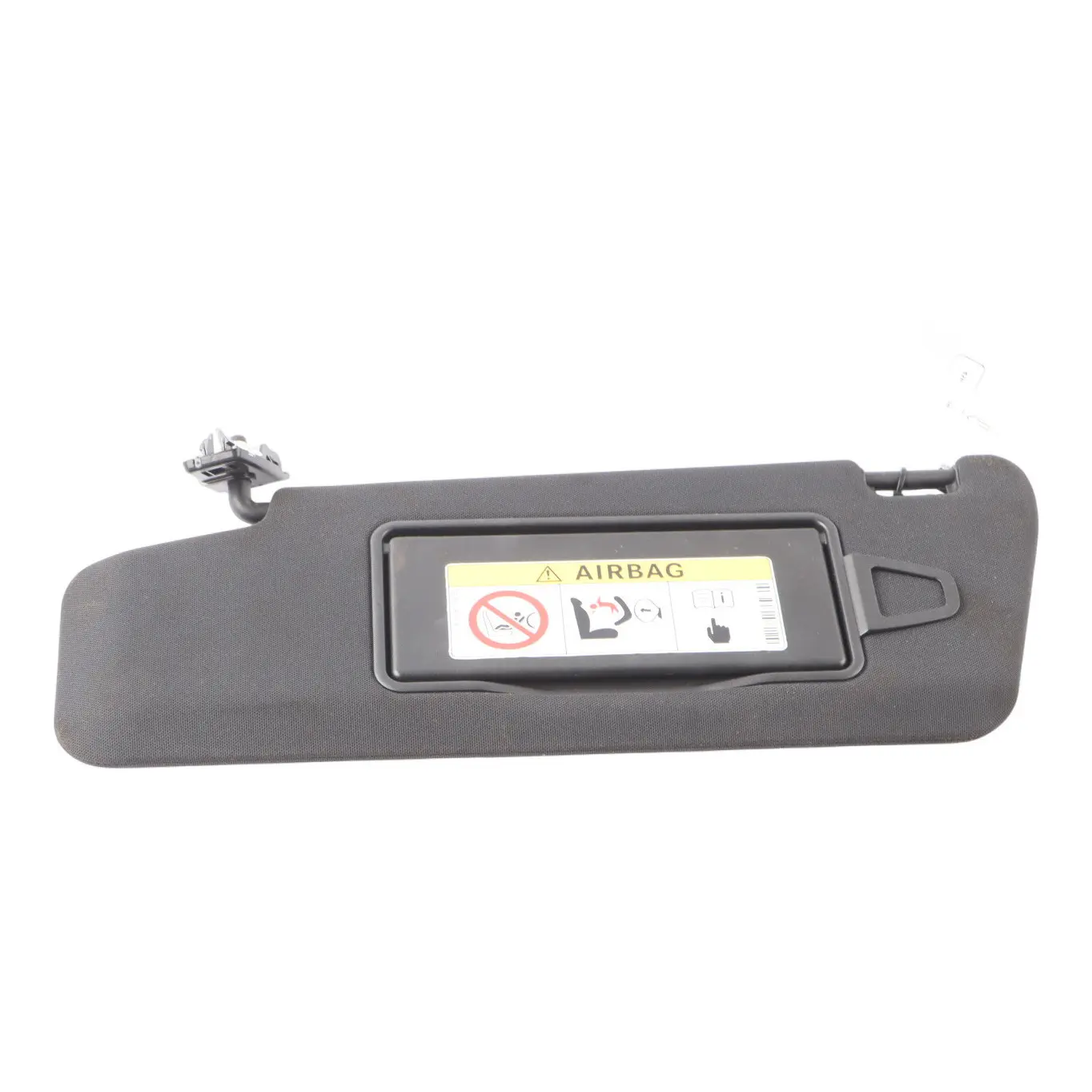 Mercedes W212 Front Sunvisor Cover Trim Panel Black Left N/S A2128104510