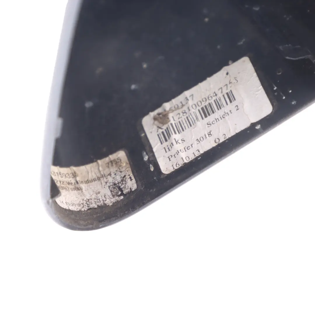 Wing Mirror Cover Left N/S Tenorite Grey Metallic 755 to Mercedes W204 with Part number A2128106700 Mercedes W204 Wing Mirror Cover Left N/S Tenorite Grey Metallic 755 - SKU A2128106700-TNG - Part number A2128106700