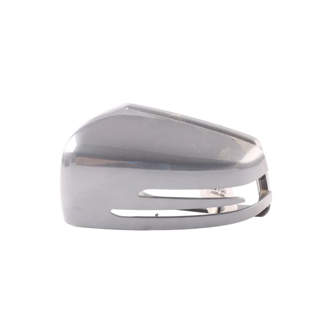Wing Mirror Cover Left N/S Tenorite Grey Metallic 755 to Mercedes W204 with Part number A2128106700 Mercedes W204 Wing Mirror Cover Left N/S Tenorite Grey Metallic 755 - SKU A2128106700-TNG - Part number A2128106700
