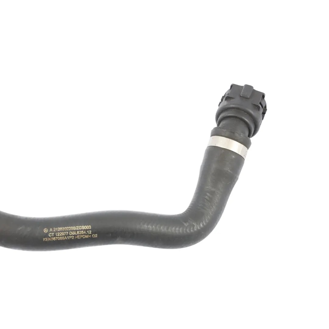 Water Hose Engine Coolant Cooling Pipe Line to Mercedes W212 with Part number A2128302396 Mercedes W212 Water Hose Engine Coolant Cooling Pipe Line - SKU A2128302396 - Part number A2128302396