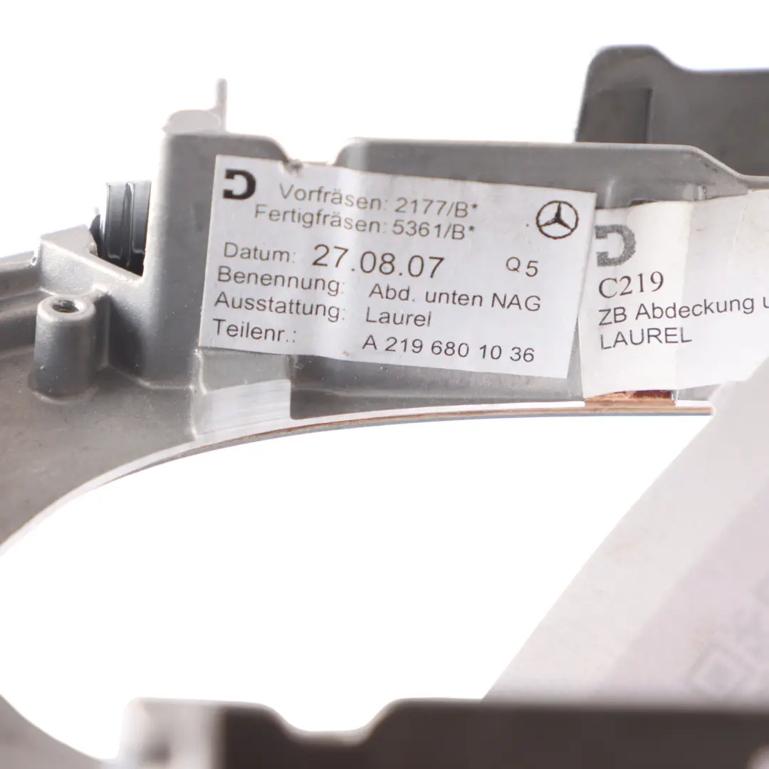 Mercedes C219 Cubierta Panel Selector Cambios Automático Madera - SKU A2196801036 - Número de pieza A2196801036