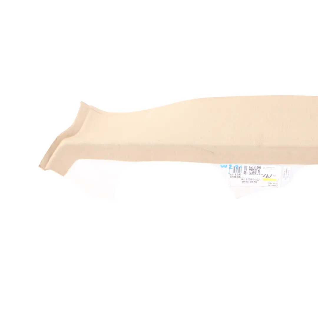 W219 Innensäule hinten links Verkleidung Abdeckung für Mercedes CLS mit Teilenummer A2196900126 Mercedes CLS W219 Innensäule hinten links Verkleidung Abdeckung - SKU A2196900126 - Teilenummer A2196900126