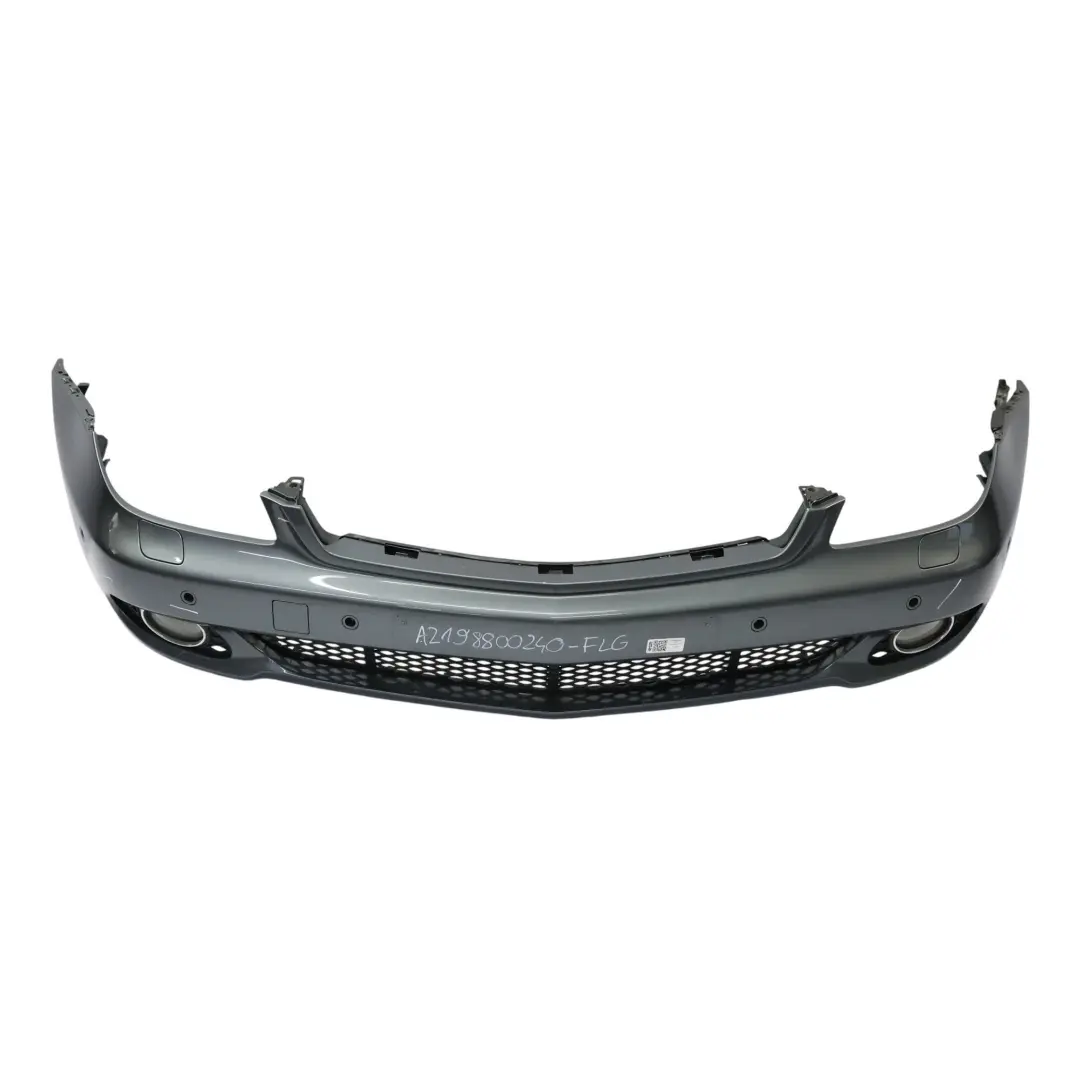 W219 Front Bumper Trim Panel Flint Grey Metallic - 368 to Mercedes CLS with Part number A2198800240 Mercedes CLS W219 Front Bumper Trim Panel Flint Grey Metallic - 368 - SKU A2198800240-FLG - Part number A2198800240