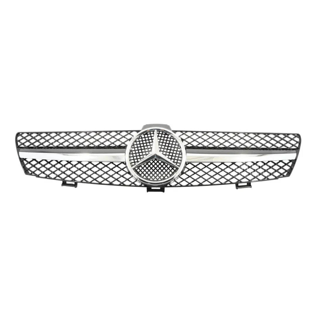 W219 Front Hood Radiator Grille Trim Panel Silver Chrome TAIWAN to Mercedes with Part number A2198801083 Mercedes W219 Front Hood Radiator Grille Trim Panel Silver Chrome TAIWAN - SKU A2198801083-1 - Part number A2198801083