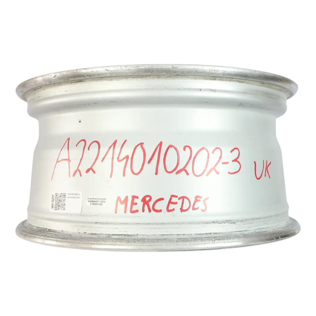Mercedes W216 W221 Silver Alloy Wheel Rim 17" 8J ET:43 - SKU A2214010202-3 - Part number A2214010202
