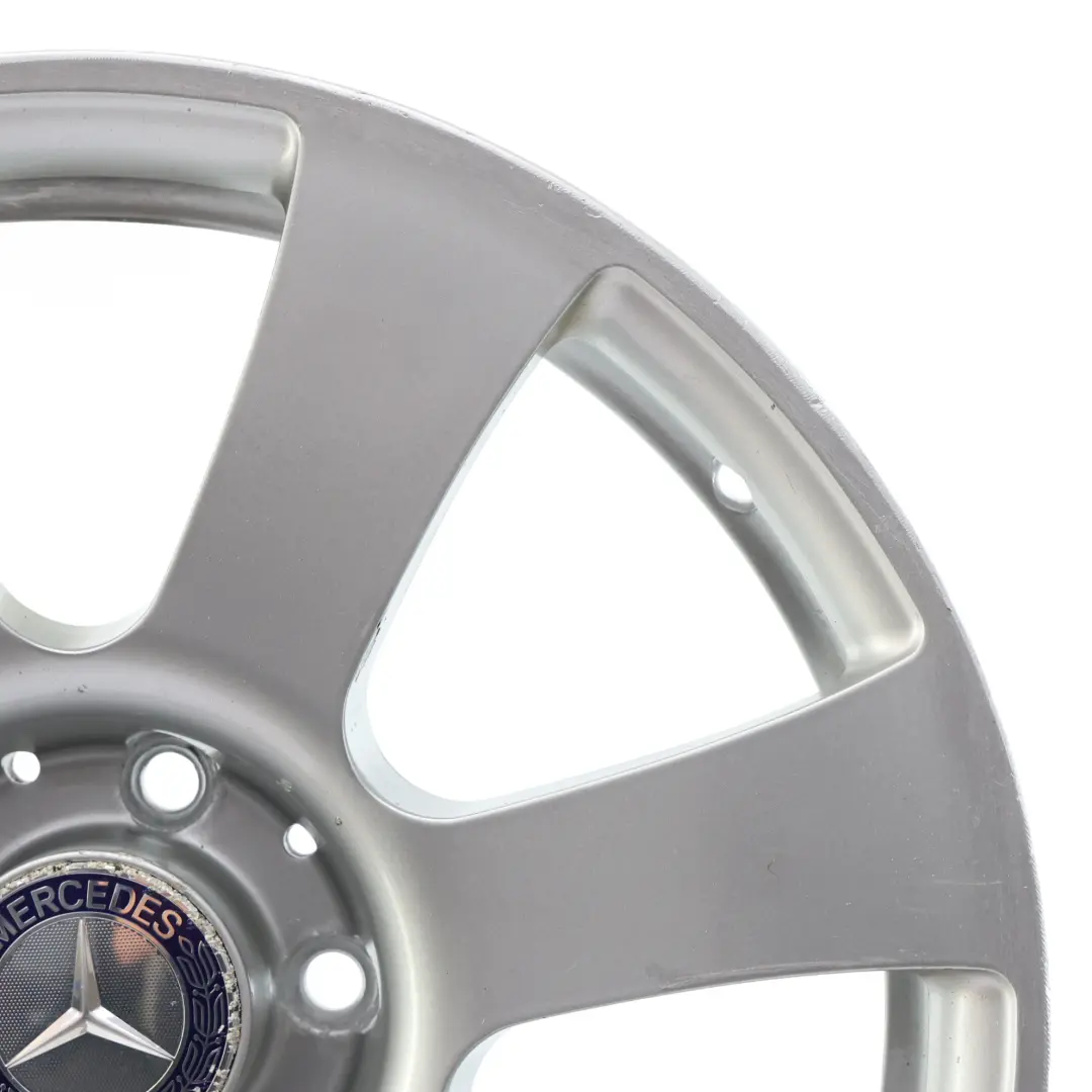 Mercedes W216 W221 Silver Alloy Wheel Rim 17" 8J ET:43 - SKU A2214010202-3 - Part number A2214010202