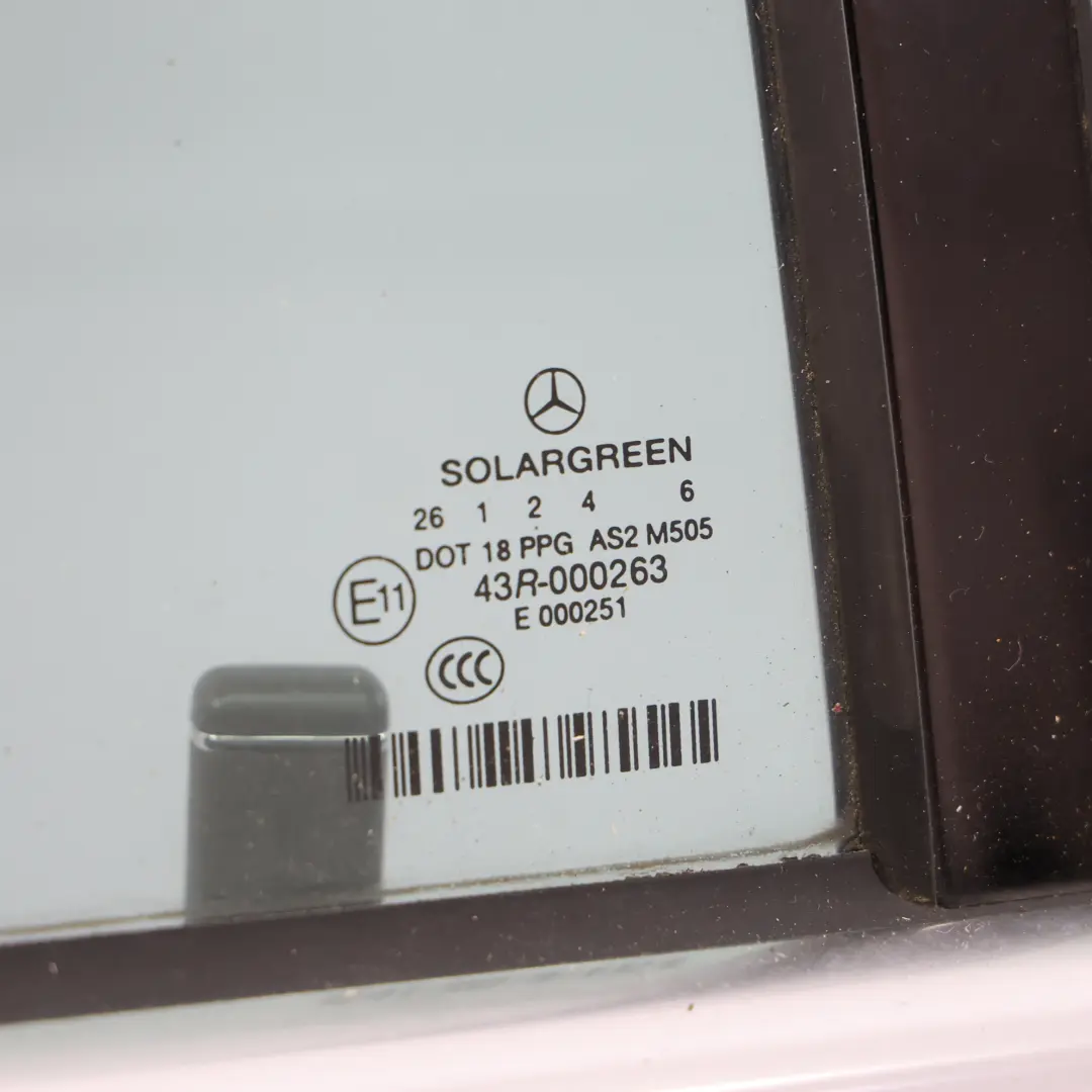 Mercedes W221 Porte Arrière Droite Iridium Silver Metallic Argent - 775 - SKU A2217300405-IRS1 - Numéro de pièce A2217300405