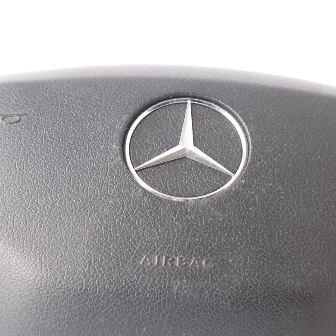 Modulo Aria Pulsanti Pelle Nero per Mercedes W221 Volante con numero di parte A2218600502 Mercedes W221 Volante Modulo Aria Pulsanti Pelle Nero - SKU A2218600502-1 - Numero di parte A2218600502