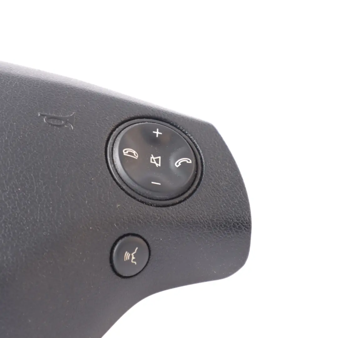 Mercedes W221 Steering Wheel Air Module Buttons Leather Black - SKU A2218600502-1 - Part number A2218600502