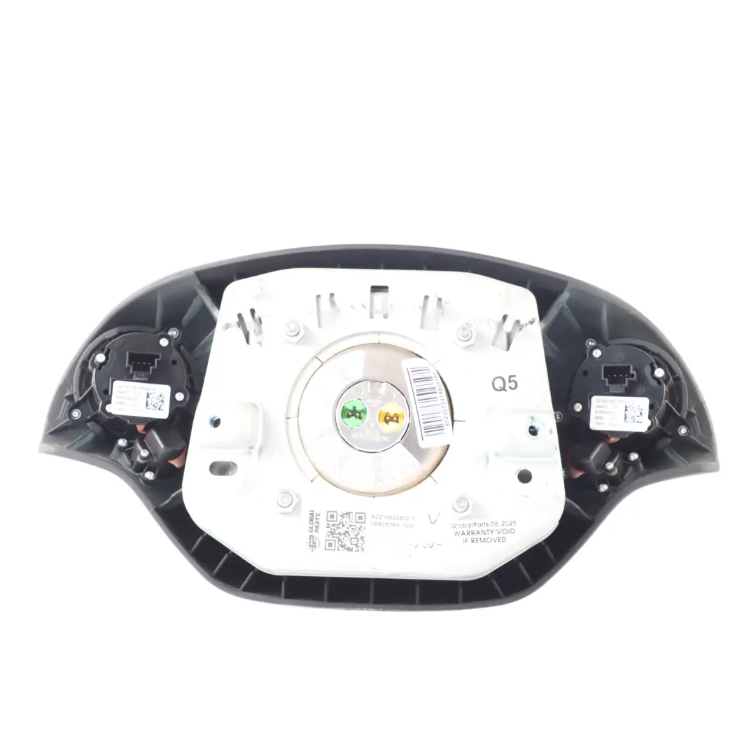 Volant Module Air Boutons Cuir Noir pour Mercedes W221 à propos du numéro de pièce A2218600502 Mercedes W221 Volant Module Air Boutons Cuir Noir - SKU A2218600502-1 - Numéro de pièce A2218600502