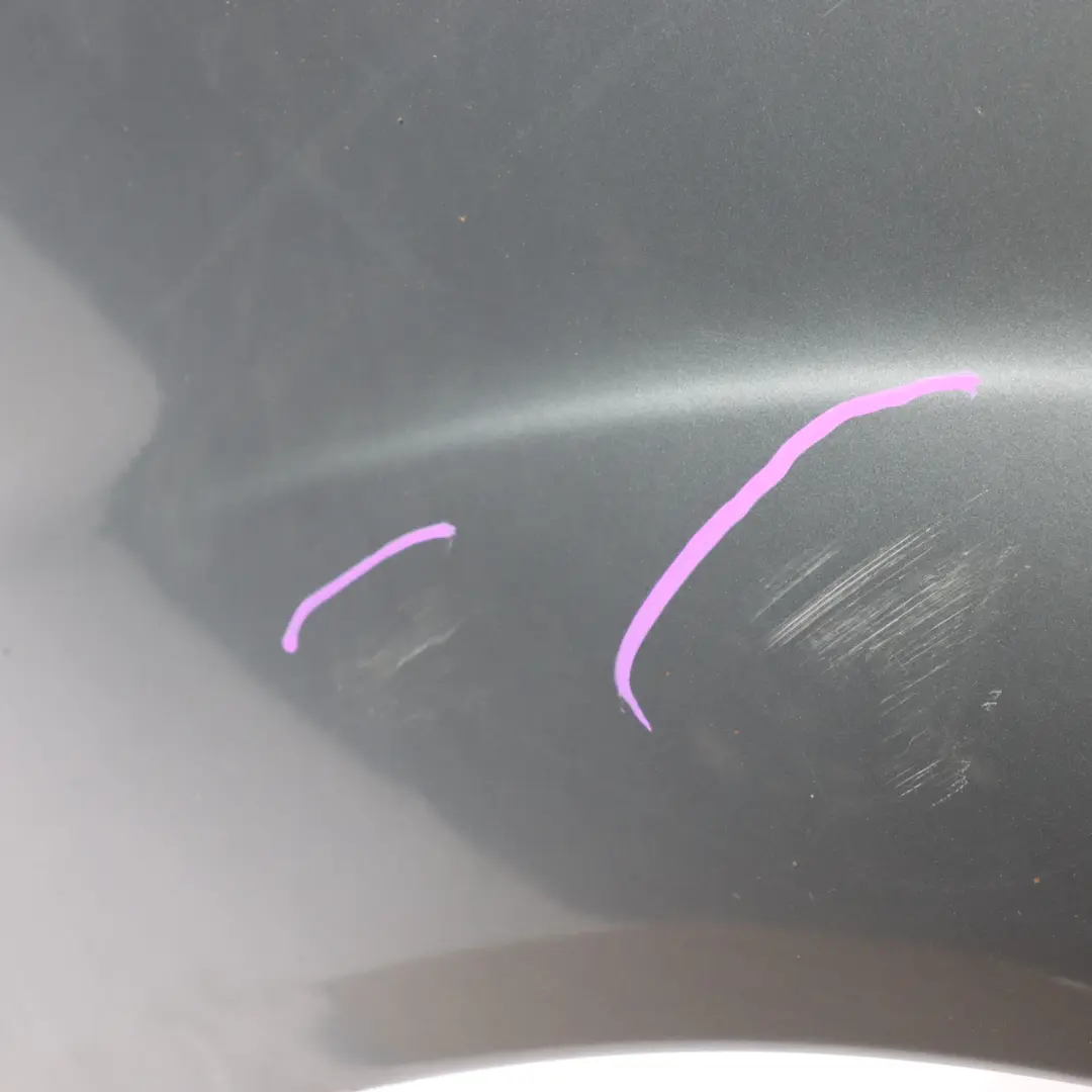 Side Panel Front Right O/S Wing Fender Flint Grey Metallic - 368 to Mercedes W221 with Part number A2218800218 Mercedes W221 Side Panel Front Right O/S Wing Fender Flint Grey Metallic - 368 - SKU A2218800218-FLG - Part number A2218800218