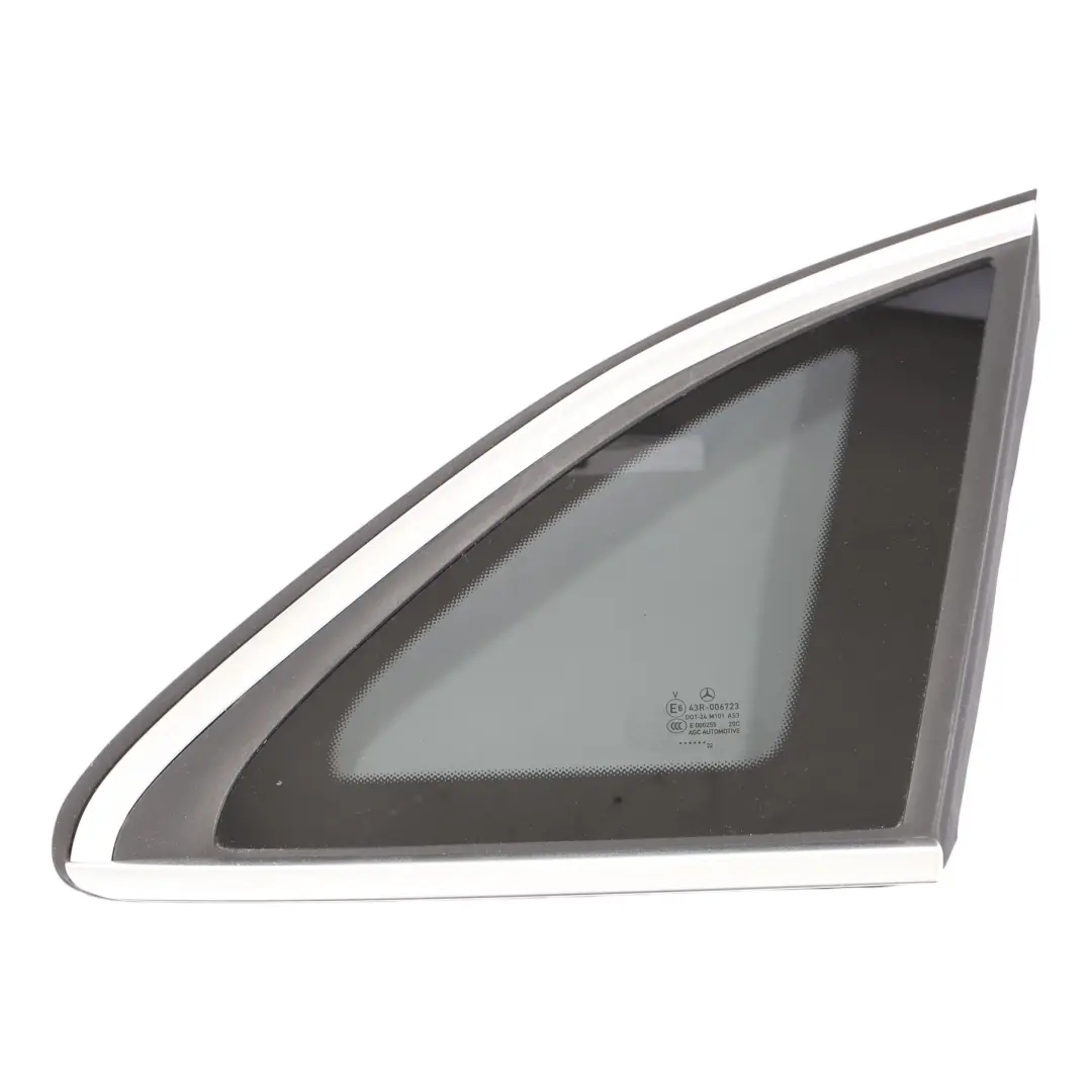 SUV Side Fixed Window Rear Right O/S Tinted AS3 to Mercedes H243 with Part number A2476706001 Mercedes H243 SUV Side Fixed Window Rear Right O/S Tinted AS3 - SKU A2476706001 - Part number A2476706001