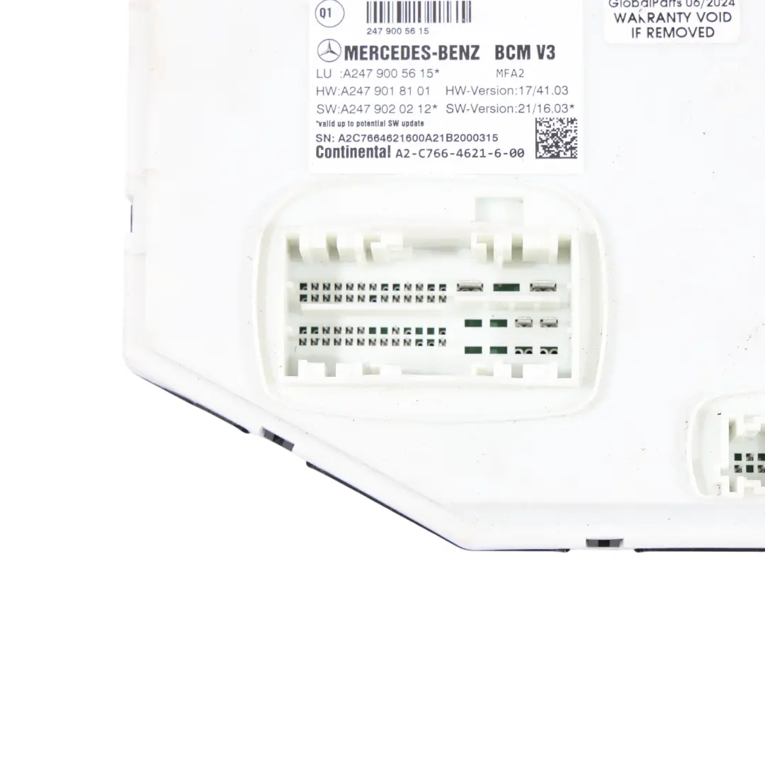 Body Control Module BCM Unit ECU to Mercedes H243 H247 with Part number A2479005615 Mercedes H243 H247 Body Control Module BCM Unit ECU - SKU A2479005615 - Part number A2479005615