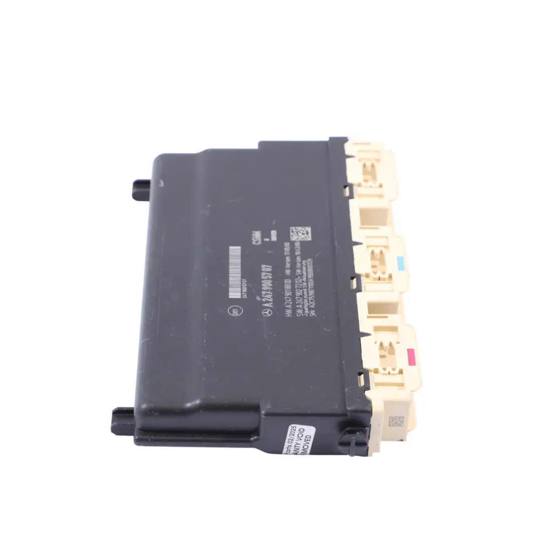 Front Seat Left N/S Module Control Unit ECU to Mercedes W177 with Part number A2479005707 Mercedes W177 Front Seat Left N/S Module Control Unit ECU - SKU A2479005707 - Part number A2479005707