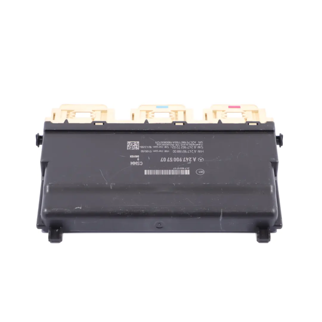 Unité De Commande Du Module Du Siège Avant Gauche ECU pour Mercedes W177 à propos du numéro de pièce A2479005707 Mercedes W177 Unité De Commande Du Module Du Siège Avant Gauche ECU - SKU A2479005707 - Numéro de pièce A2479005707