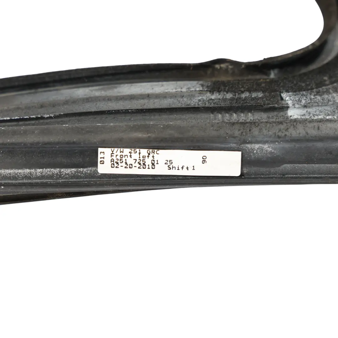 Mercedes W251 Front Left N/S Door Seal Frame - SKU A2517250125 - Part number A2517250125
