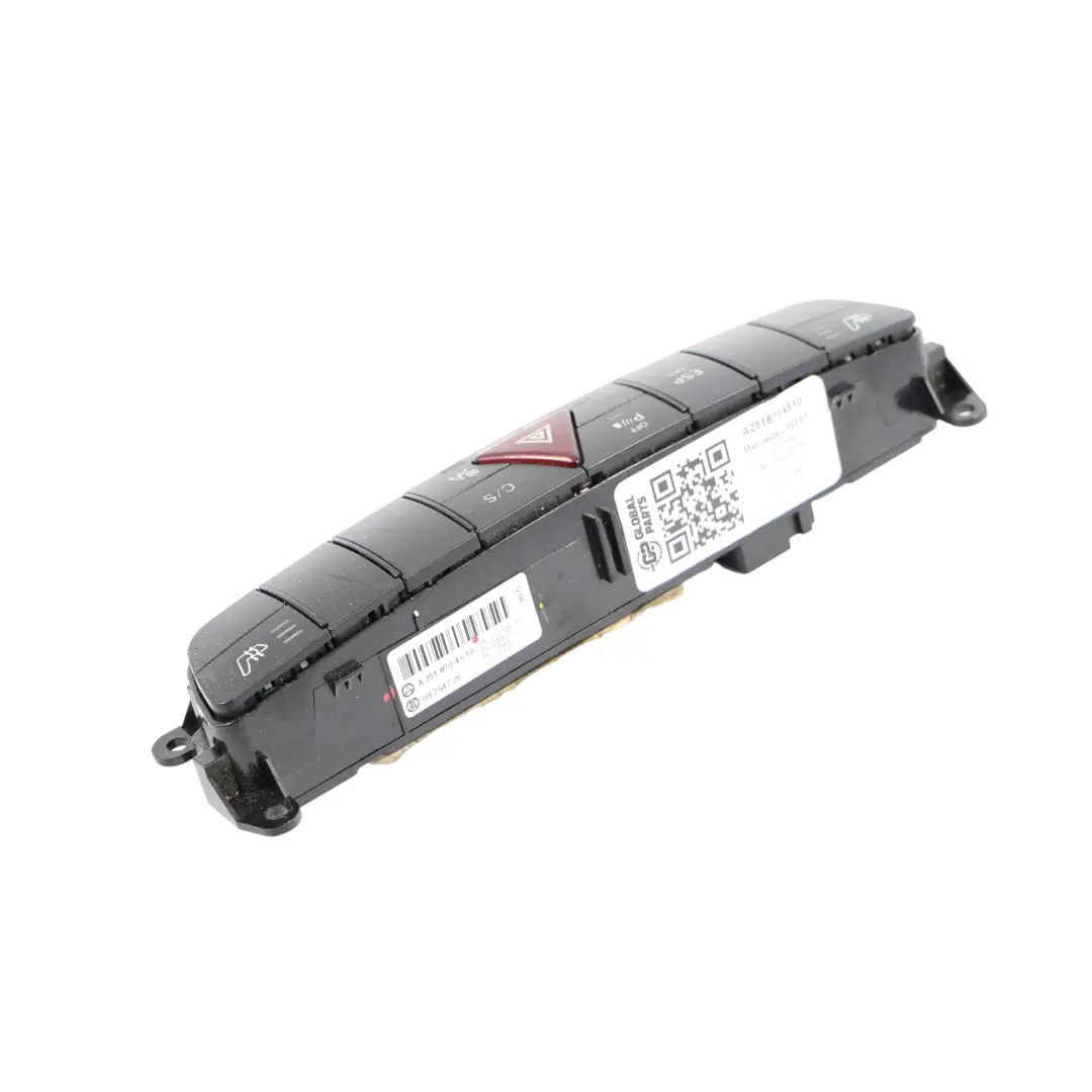 Centre Console ESP Hazard Heated Seats Switch Panel to Mercedes W251 with Part number A2518704510 Mercedes W251 Centre Console ESP Hazard Heated Seats Switch Panel - SKU A2518704510 - Part number A2518704510