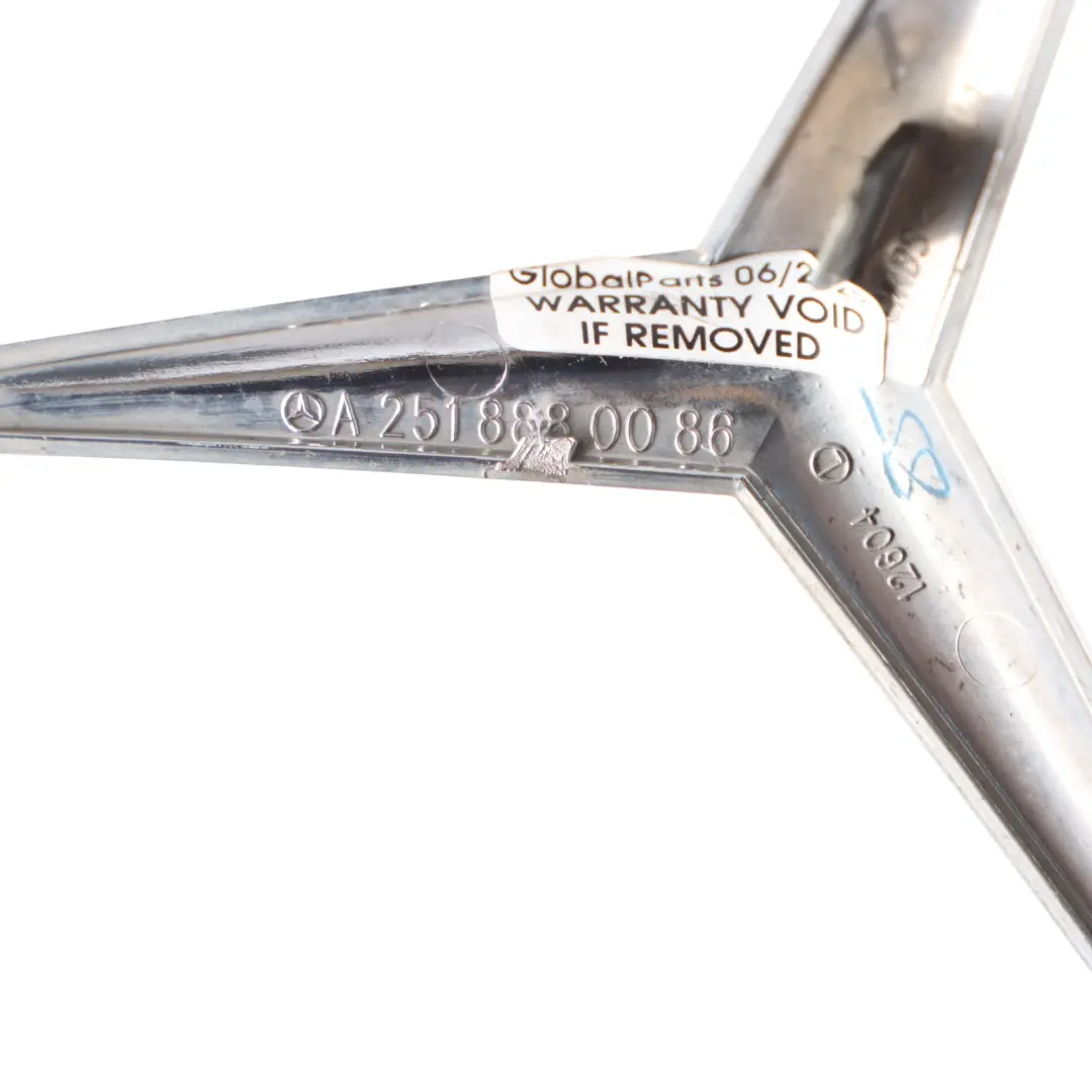 Emblème Avant De Calandre Avec Logo Étoile pour Mercedes W164 W251 à propos du numéro de pièce A2518880086 Mercedes W164 W251 Emblème Avant De Calandre Avec Logo Étoile - SKU A2518880086 - Numéro de pièce A2518880086