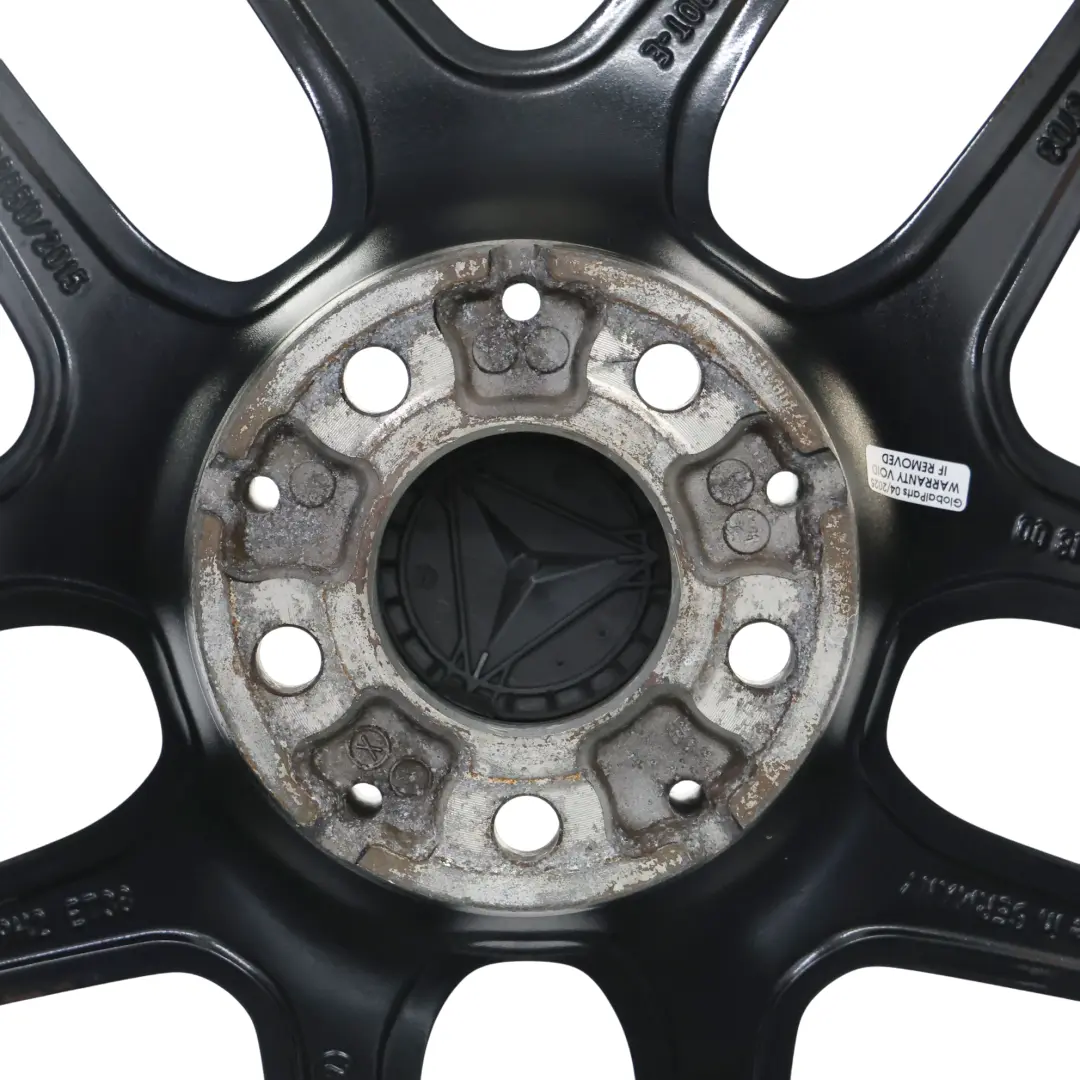 Rim Mercedes GLC X253 C253 Black Alloy AMG 19" 8J ET:38 to Wheel with Part number A2534011800 Wheel Rim Mercedes GLC X253 C253 Black Alloy AMG 19" 8J ET:38 - SKU A2534011800-5 - Part number A2534011800