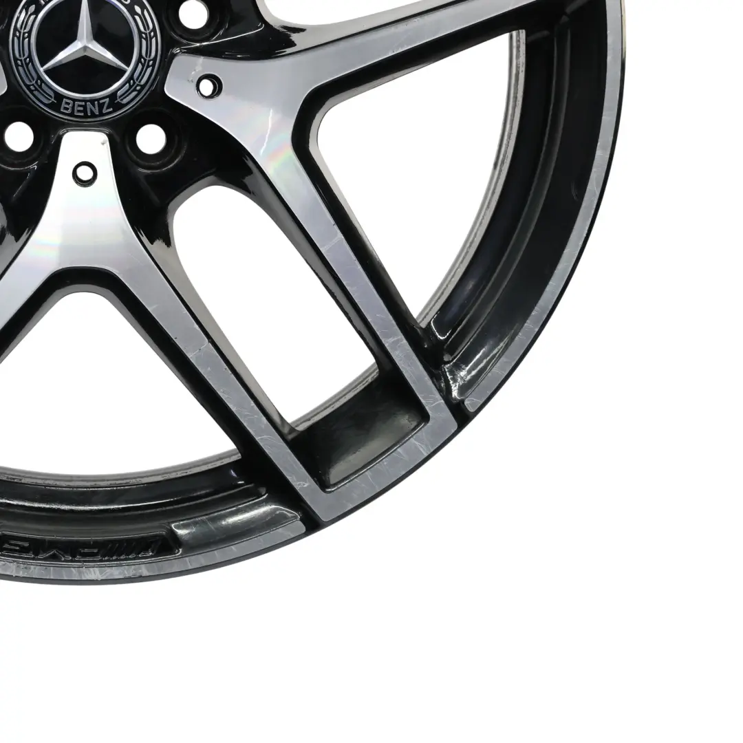 Rim Mercedes GLC X253 C253 Black Alloy AMG 19" 8J ET:38 to Wheel with Part number A2534011800 Wheel Rim Mercedes GLC X253 C253 Black Alloy AMG 19" 8J ET:38 - SKU A2534011800-5 - Part number A2534011800