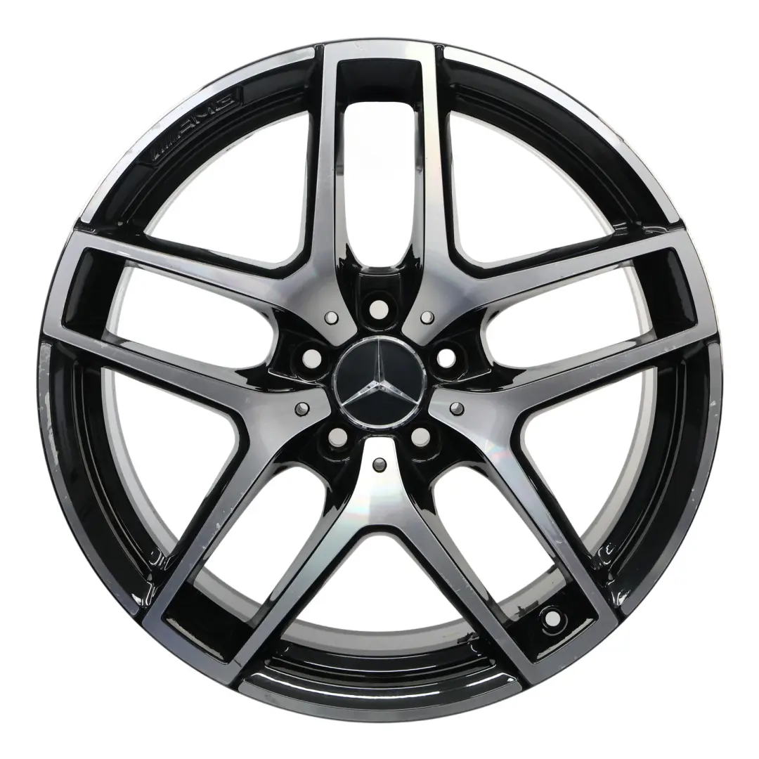 Rim Mercedes GLC X253 C253 Black Alloy AMG 19" 8J ET:38 to Wheel with Part number A2534011800 Wheel Rim Mercedes GLC X253 C253 Black Alloy AMG 19" 8J ET:38 - SKU A2534011800-6 - Part number A2534011800