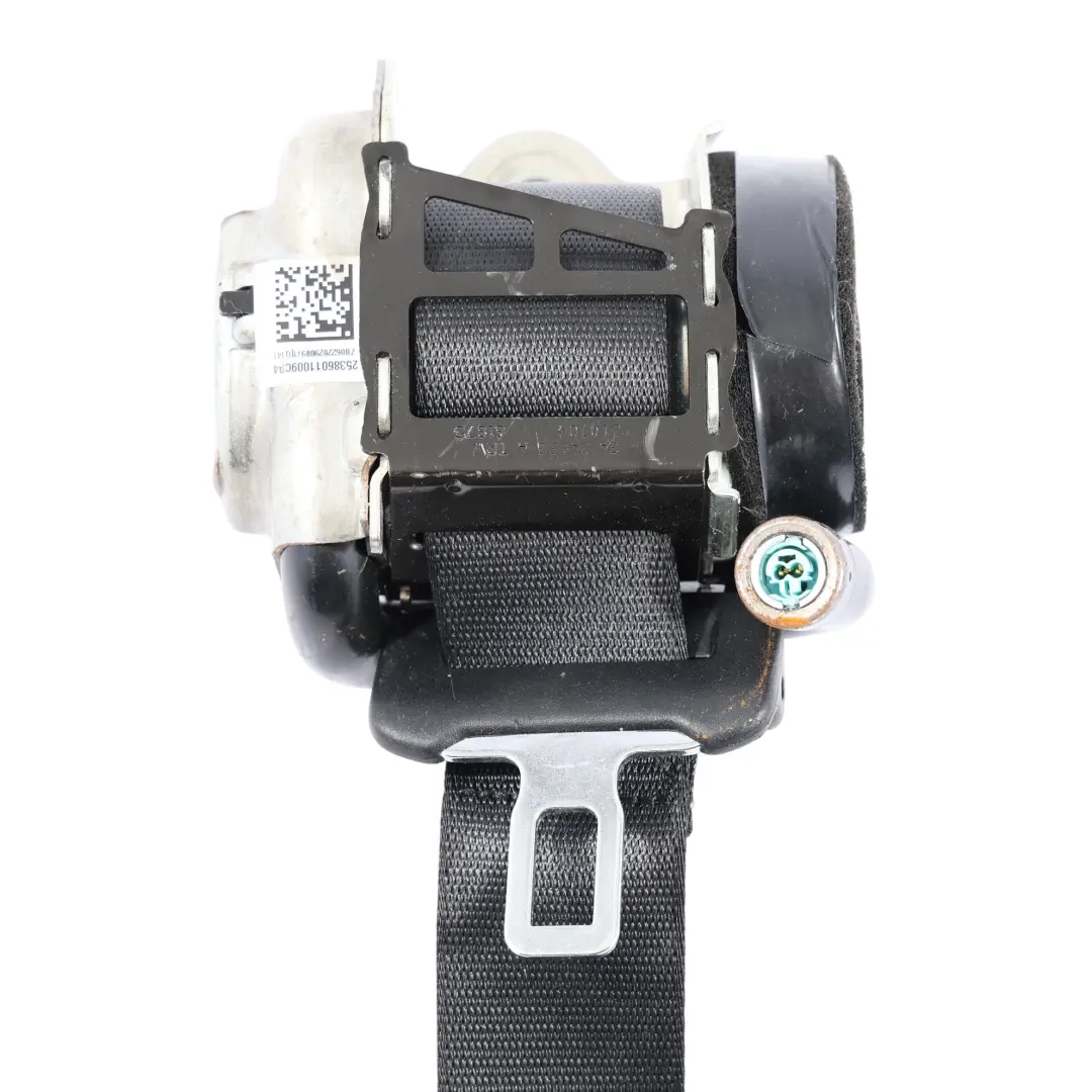 Passanger Seat Belt Rear Left N/S Black to Mercedes X253 with Part number A2538601100 Mercedes X253 Passanger Seat Belt Rear Left N/S Black - SKU A2538601100 - Part number A2538601100